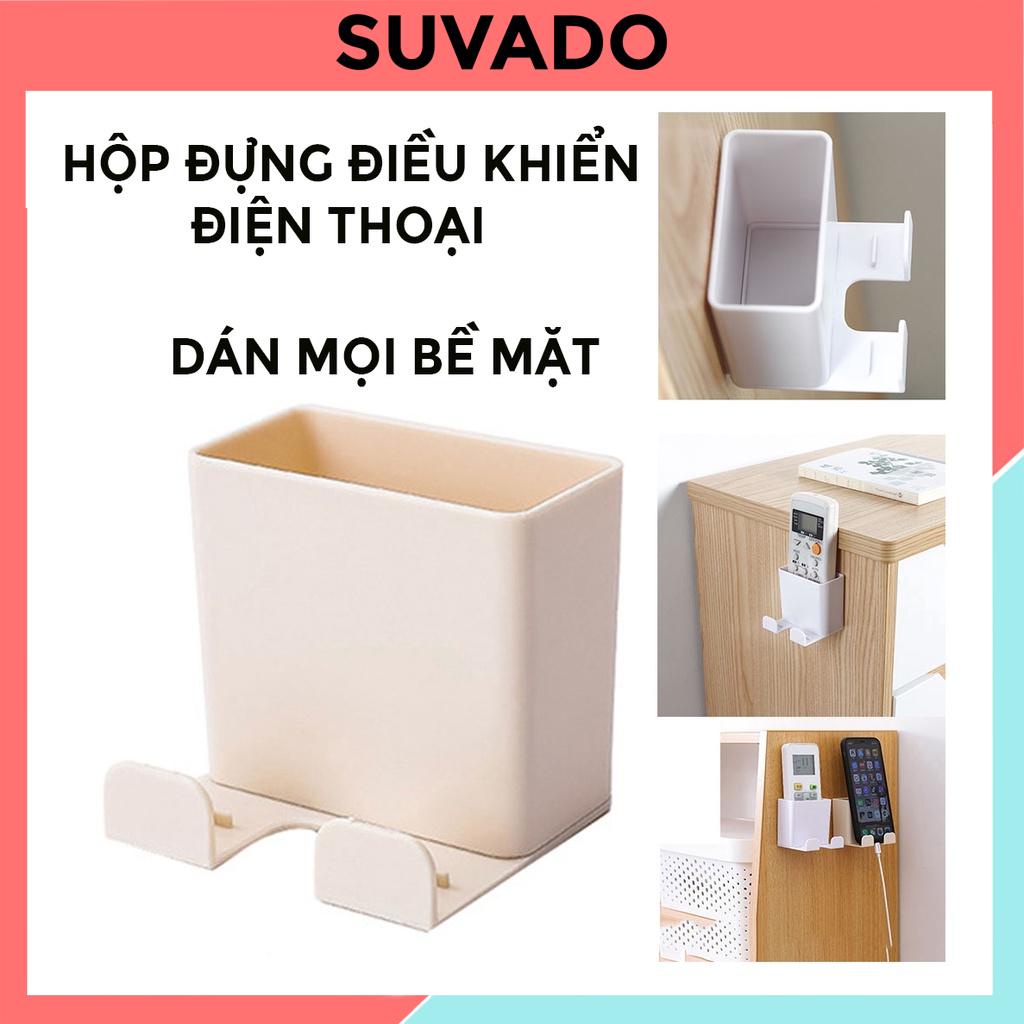 Hộp đựng điều khiển điều hòa remote điện thoại dán tường Khay đựng đồ dán tường GDT2 SUVADO
