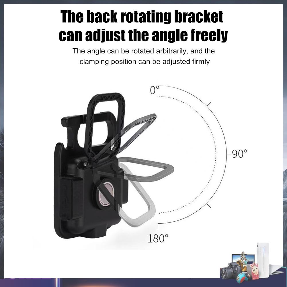 Móc Khóa Đèn LED COB Mini 400lm Chống Nước 4 Chế Độ