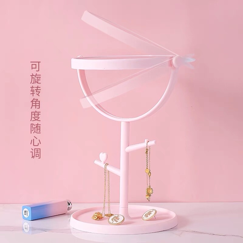 GƯƠNG SOI TRANG ĐIỂM TAI THỎ CÓ MÓC TREO