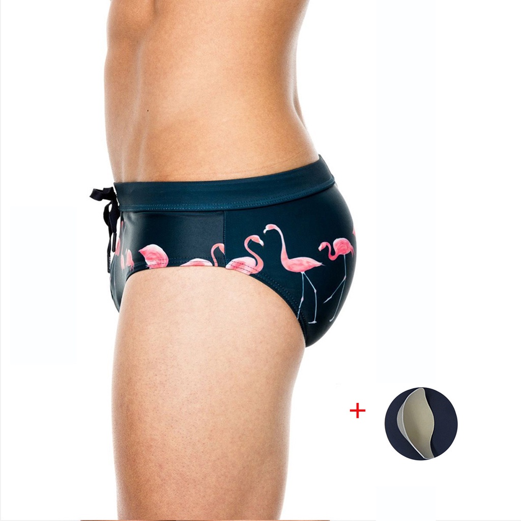 Quần bơi họa tiết hồng hạc thời trang cho nam
 | BigBuy360 - bigbuy360.vn