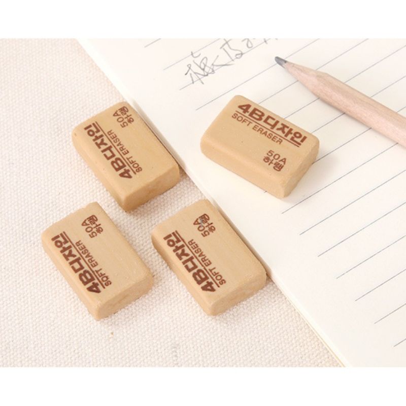 Tẩy bút chì Hàn Quốc 4B cao cấp 50A, 100A, 200A - KhuBa Shop