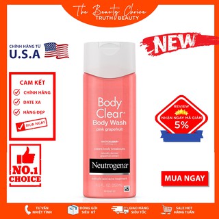 Sữa tắm Neutrogena Body Clear Body Wash Pink Grapefruit (250mL)
