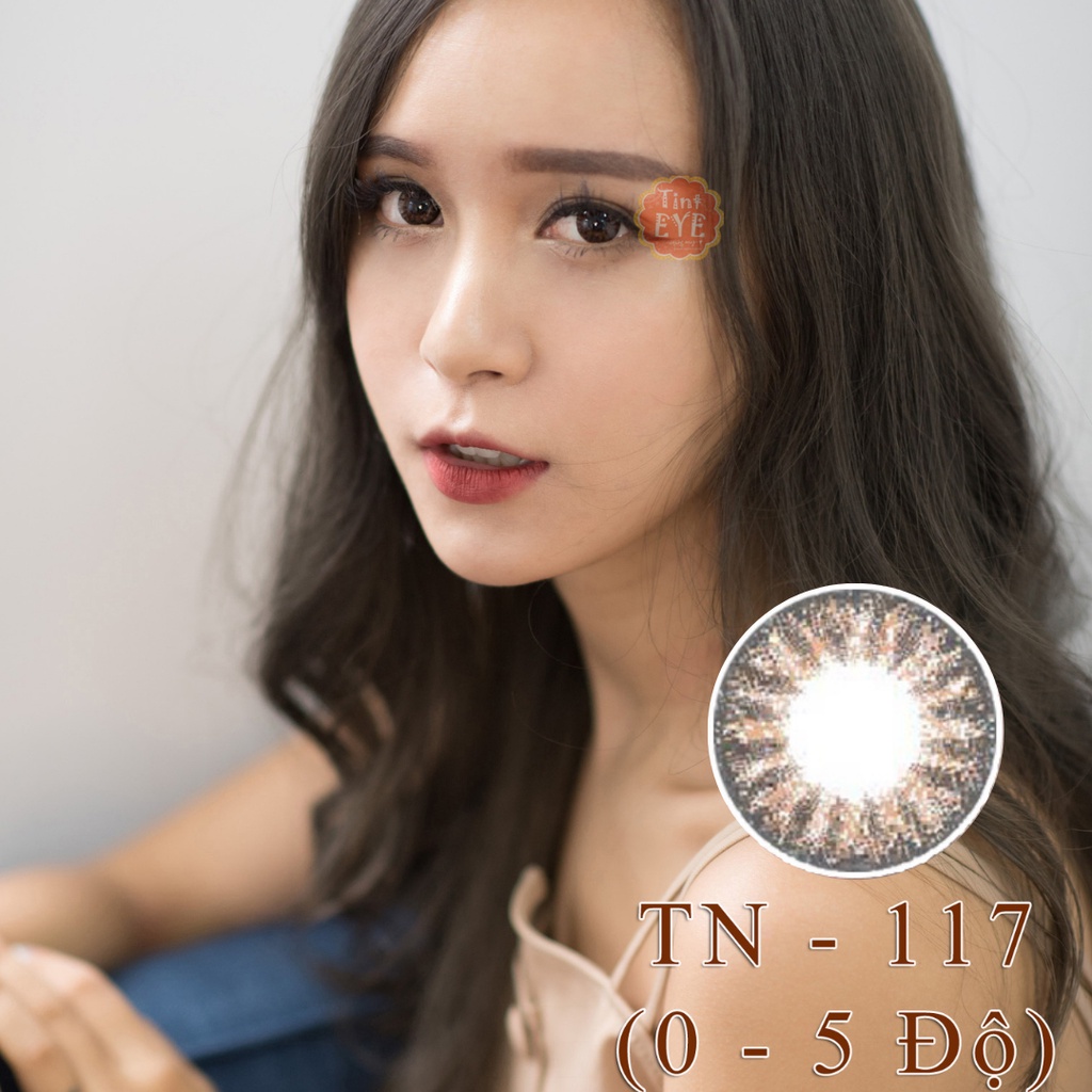 Áp Tròng Tint Eye Lens Nâu Ánh Xám TN - 117