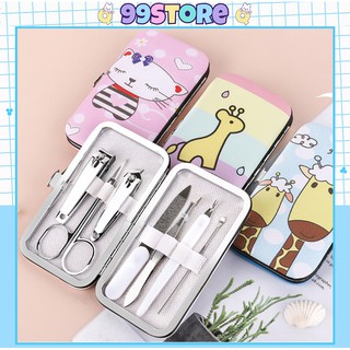 Bộ dụng cụ cắt móng tay 7 món dễ thương