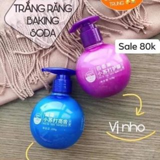 Kem đánh răng baking soda trắng răng