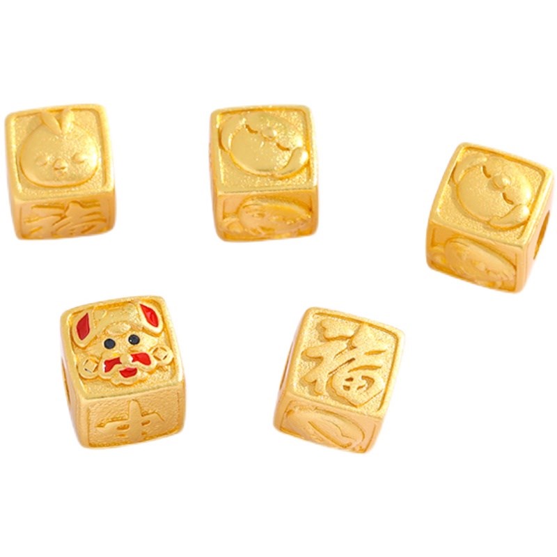 [Hàng Có Sẵn] Vòng Tay Màu Đỏ Năm Mới Việt Nam Cho Cặp Đôi Con Bò Hoạt Hình diy