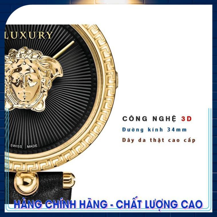 [HÀNG CAO CẤP] Đồng hồ Nữ LUXURY 3D SWISS MADE - Dây Da Thật Cao Cấp