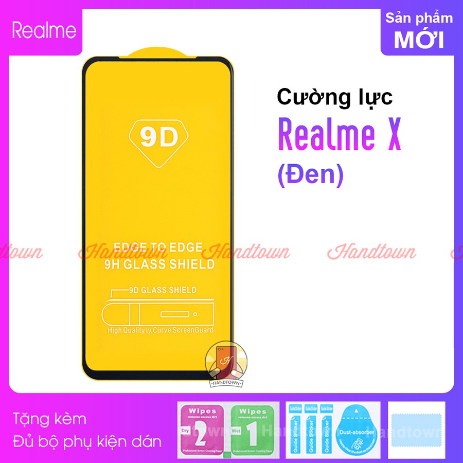 Cường Lực 9D Cho Realme X Full Keo Thế Hệ Mới