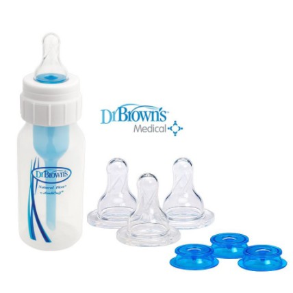 Bình sữa Dr.Brown's y tế dành cho trẻ sứt môi hở hàm ếch 250ml