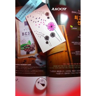XĂM DÁN HOA BỒ CÔNG ANH - A1007