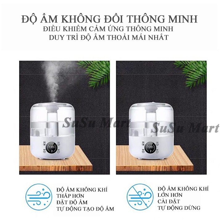 Máy Phun Sương Tạo Độ Ẩm Điều Khiển Từ Xa Tạo Hương Thơm Tự Nhiên LNT vt124