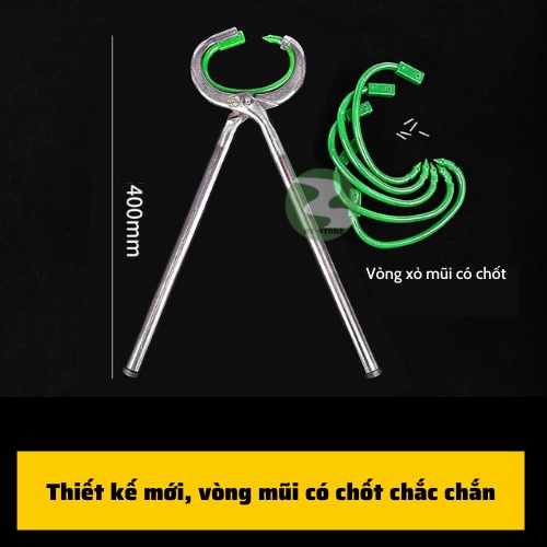 Kìm bấm mũi bò loại lớn 41cm Pakistan vòng nhựa DN34