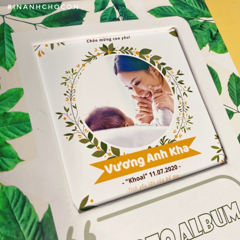 Ảnh bìa album cỡ 10.10cm