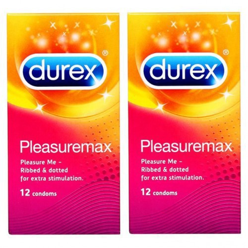 [Chuyên Sỉ] Combo 4 Hộp bao cao su CÓ GAI GÂN TĂNG KHOÁI CẢM Durex pleasuremax hộp 12 chiếc Tặng 2 hộp 3 Bao