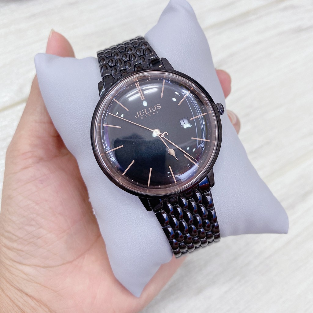 [Julius Official] Đồng hồ nam Julius JAH-130 dây thép