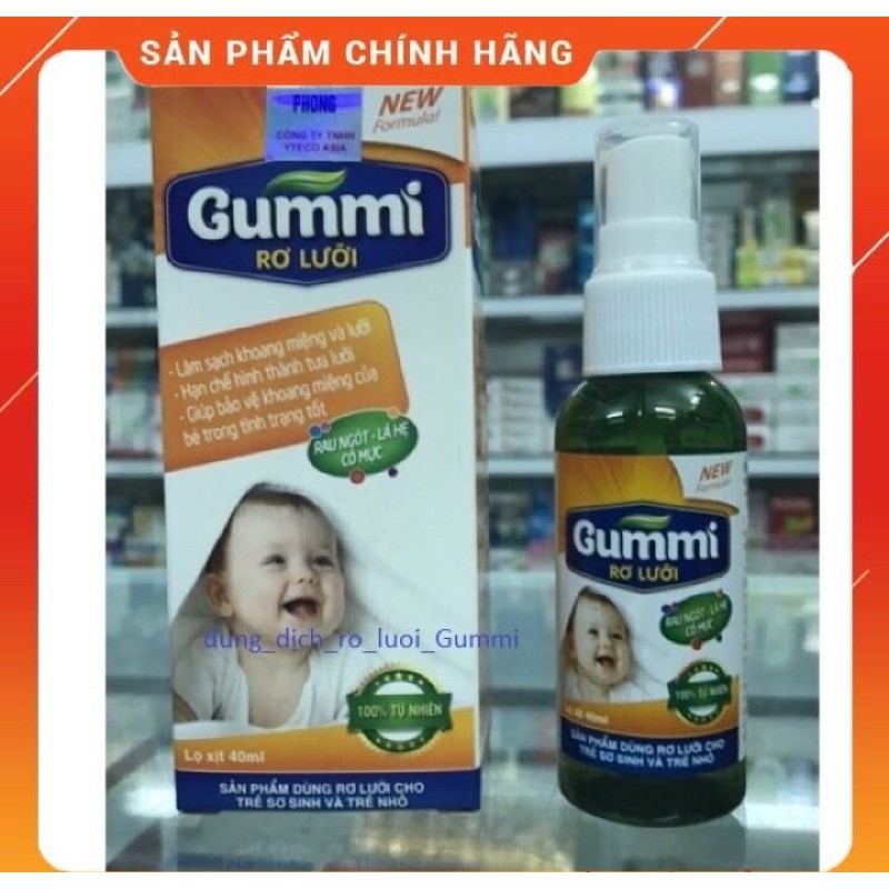 GUMMI dung dịch rơ lưỡi baby⚡️AN TOÀN CHO TRẺ SƠ SINH VÀ TRẺ NHỎ⚡️chiết xuất thảo dược làm sạch,phòng ngừa nấm