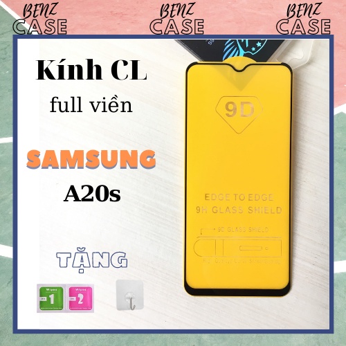 [SAMSUNG GALAXY A20s 6.5"] - KÍNH CƯỜNG LỰC 9D FULL MÀN HÌNH CHỐNG RƠI BỂ CHO SAMSUNG GALAXY A20s