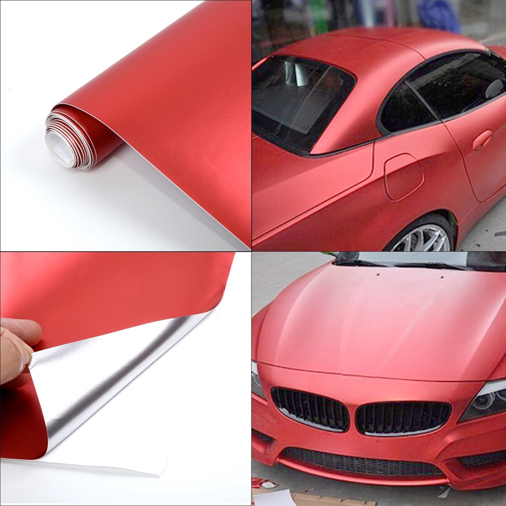 Useful Metallic Wrap Auto Roll Decor Bubble free Decal Vinyl Film Car sticker