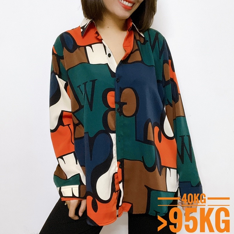 BIG SIZE Vải Mát Sơ Mi Nữ Free size