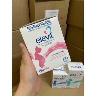 Combo sản phẩm cho mẹ bầu DHA và Elevit Úc