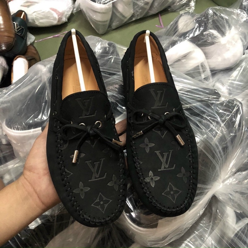 Giày slipon LV -Giày lười nam cao cấp