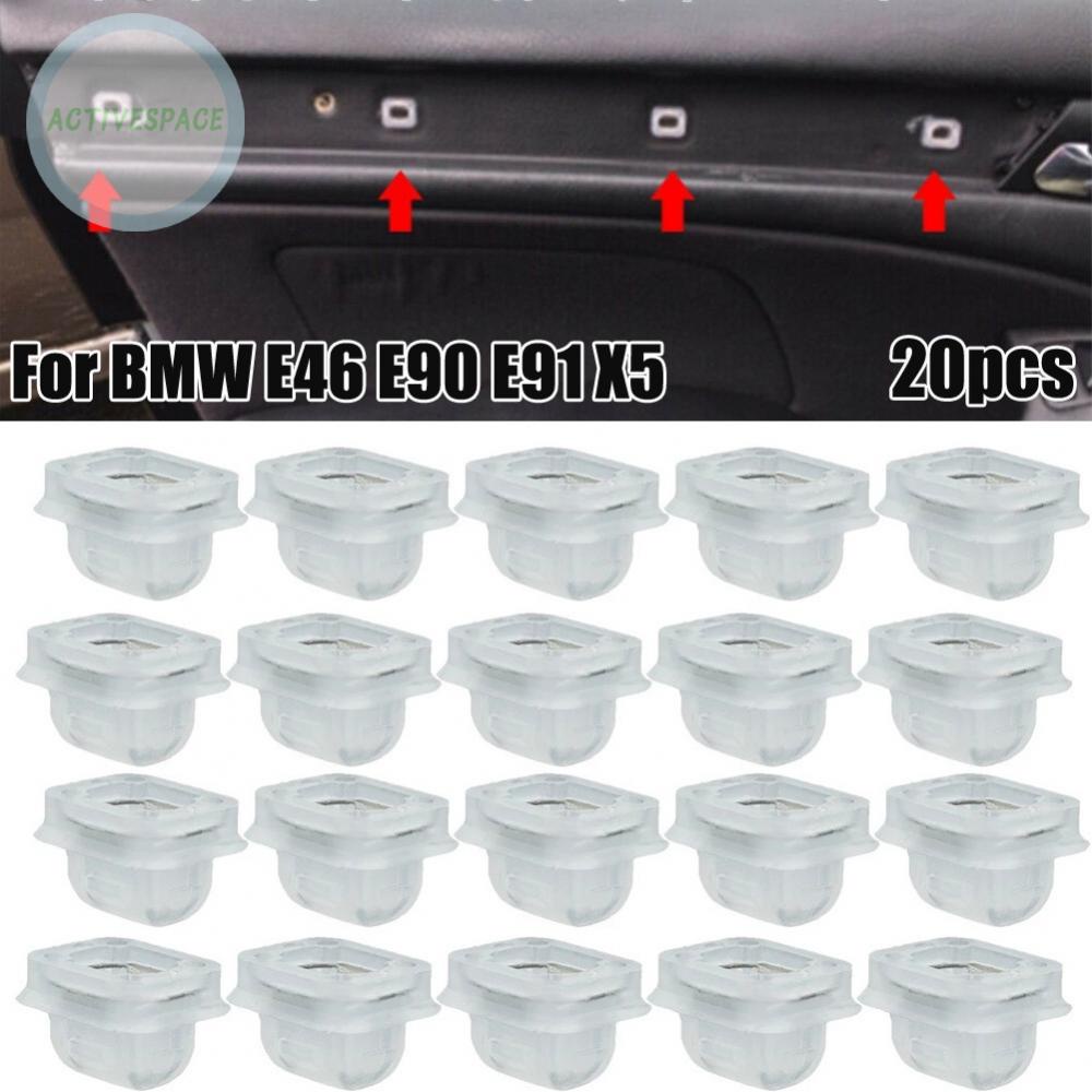20PCS Interior Trim Moulding Clip Door Retainer For BMW E46 E90 E91 X5 328i 335i