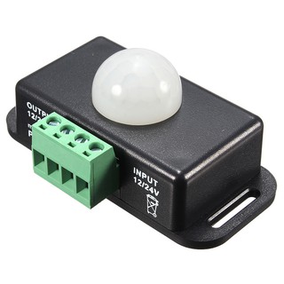 Công Tắc Cảm Biến Chuyển Động Hồng Ngoại Dc 12v-24v 8a Pir Cho Đèn Led