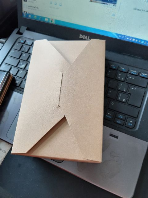 Hộp quà gấp kraft dẹt 40*125*195 | BigBuy360 - bigbuy360.vn