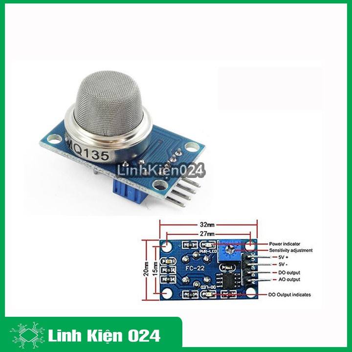 Module Cảm Biến Chất Lương Không Khí MQ-135