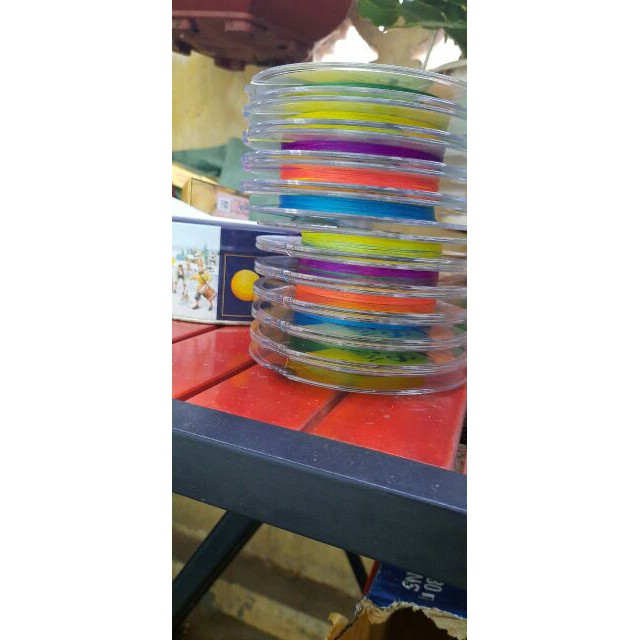 Dây câu cá, Dây dù câu cá Lure Raleigh X8 7 màu siêu đẹp siêu bền mịn