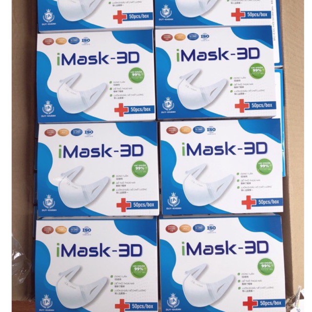 Khẩu Trang 3D iMASK DUY KHÁNH Kháng Khuẩn Chính Hãng Công Ty | BigBuy360 - bigbuy360.vn