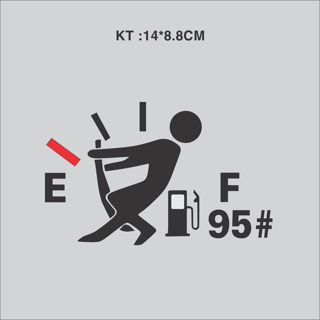 Decal dán bình xăng xe hơi