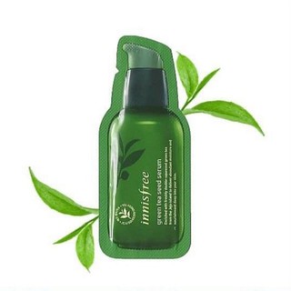 Combo 10 miếng Sample Tinh Chất Dưỡng Da Innisfree Green Tea Seed Serum
