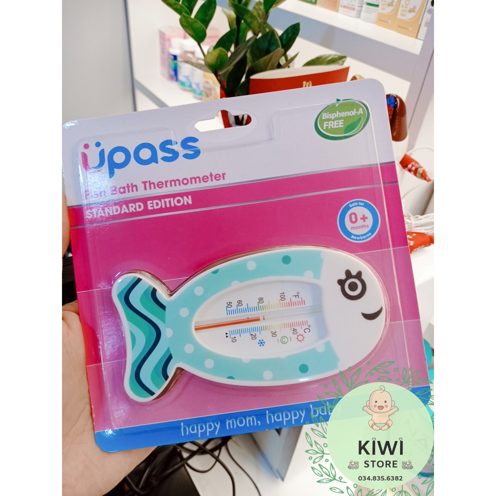 Nhiệt kế đo nước tắm hình cá UPASS Thái Lan