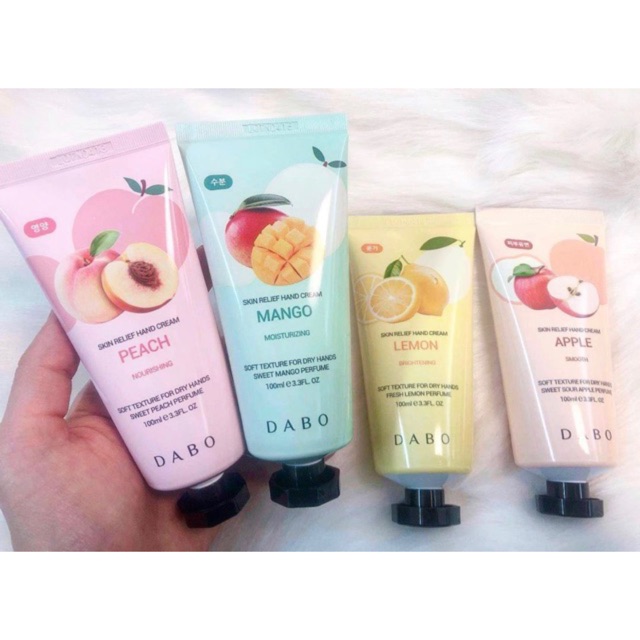 Kem tay hoa quả 🍑🍋🍏