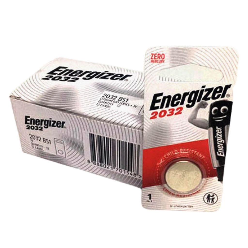 Pin CR2032 Energizer cao cấp vỉ 1 viên chính hãng dung lượng cao vượt trội