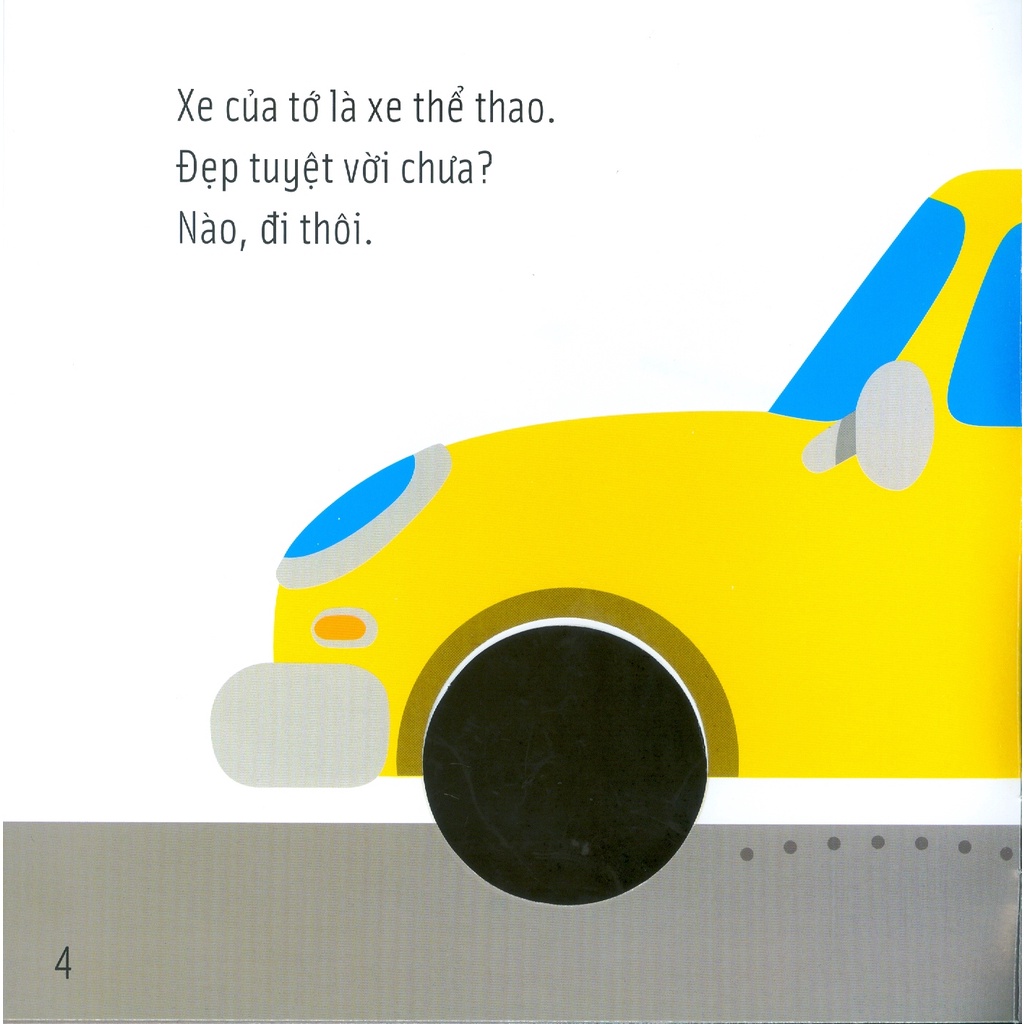 Sách Ehon Kĩ Năng Sống Cho Bé - Bánh Xe Lăn Tròn
