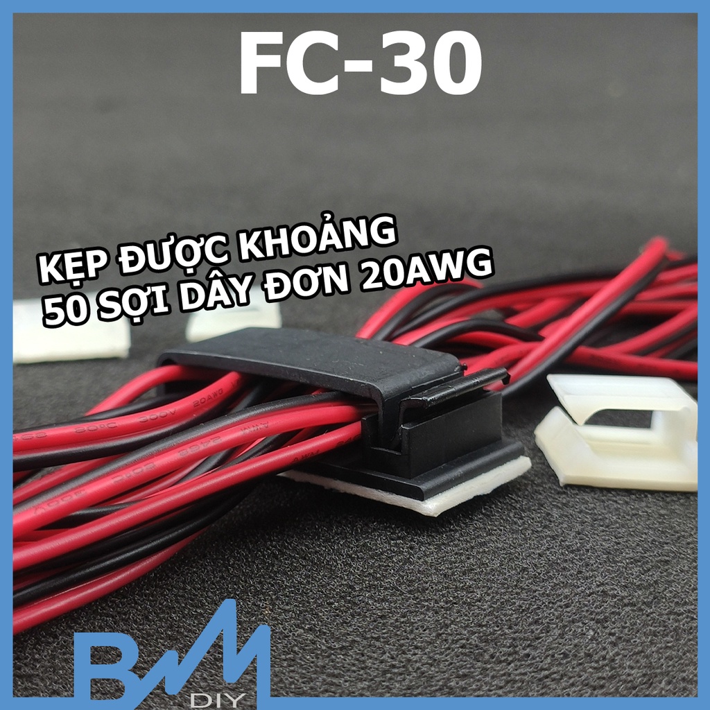 Kẹp cố định dây có keo dán sẵn