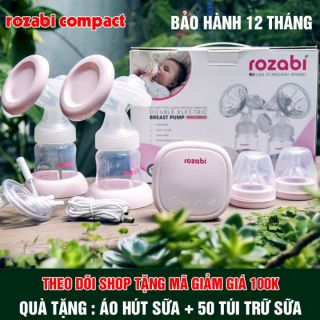 Máy hút sữa rozabi compact tặng áo hút sữa rảnh tay và 50 túi trữ sữa