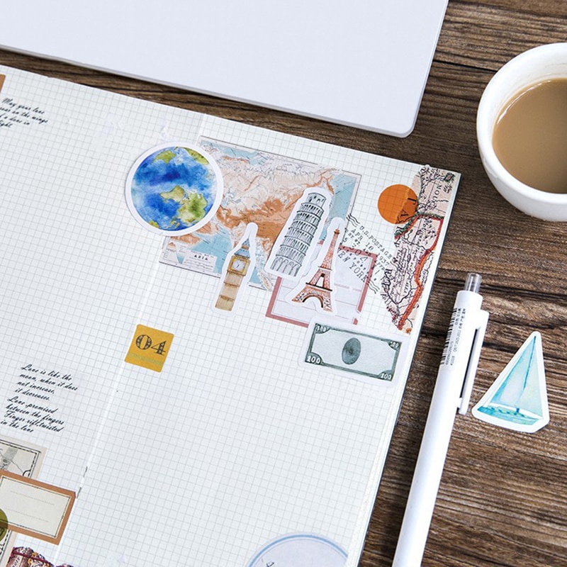 Set 46 Miếng Dán Trang Trí In Hình One Person Độc Đáo