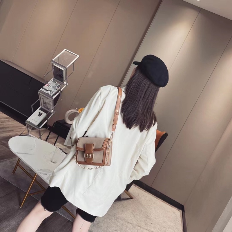 ORDER - TÚI MESSENGER FORM VUÔNG PHỐI MÀU CỰC XINH