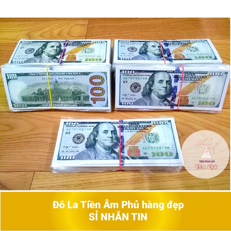 1 CỤC GIẤY TI ỀN ĐẸP POLIME ĐÔ LA VÀNG MÃ - Vàng Mã Giá Rẻ Sỉ Lẻ