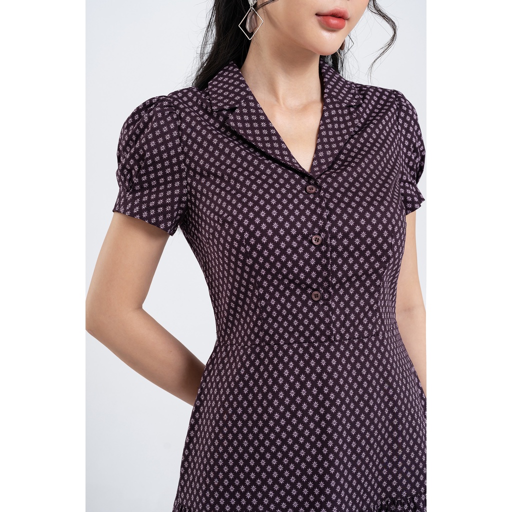 Đầm Xòe Tay Phồng L63L22H022