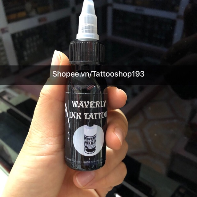 Mực xăm màu đen Waverly 30ml