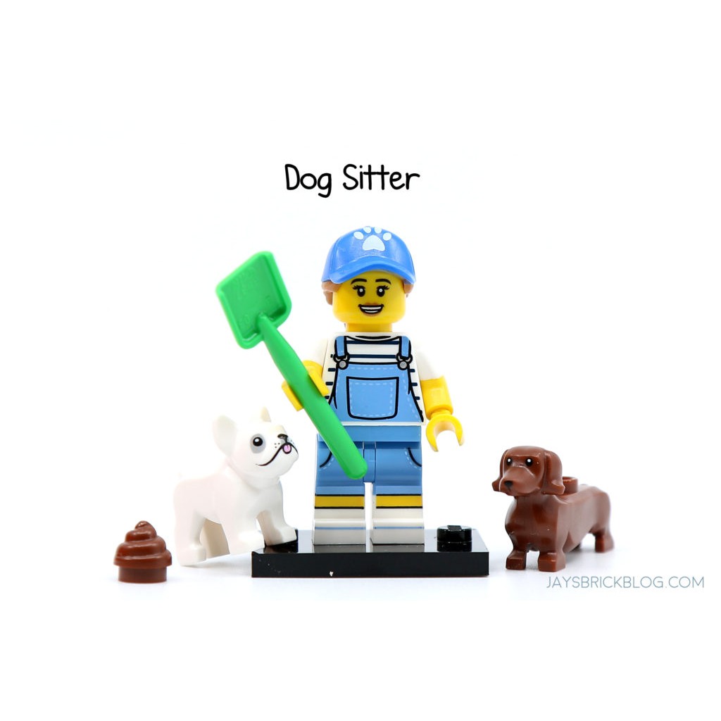Nhân vật LEGO Minifigures Series 19 71025 Dog Sitter - Cô gái chăm sóc chó