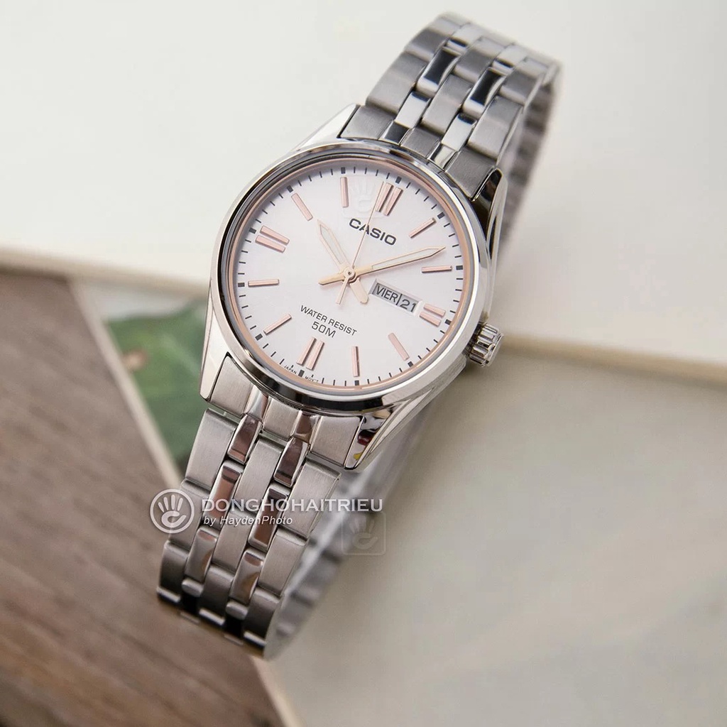 Đồng hồ Casio nữ dây kim loại LTP-1335D-4AVDF chính hãng