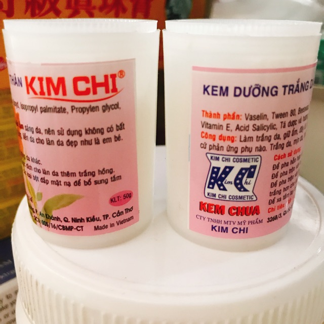 Kem Chua dưỡng trắng da