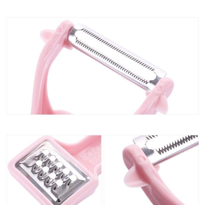 Nạo Rau Củ 2 Mặt Đa Năng Bằng Nhựa Lúa Mạch 88235 SHOP SIÊU RẺ 88