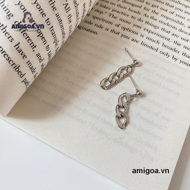 ✨✨Bông tai sợi xích cá tính đơn giản cá tính phong cách Hàn Quốc