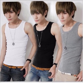 Áo 3 lỗ nam thun cotton gân Áo ba lỗ nam body